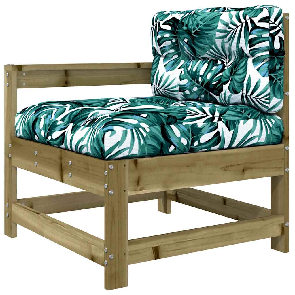 Vidaxl - Chaise De Jardin Avec Coussins Bois De Pin Imprégné