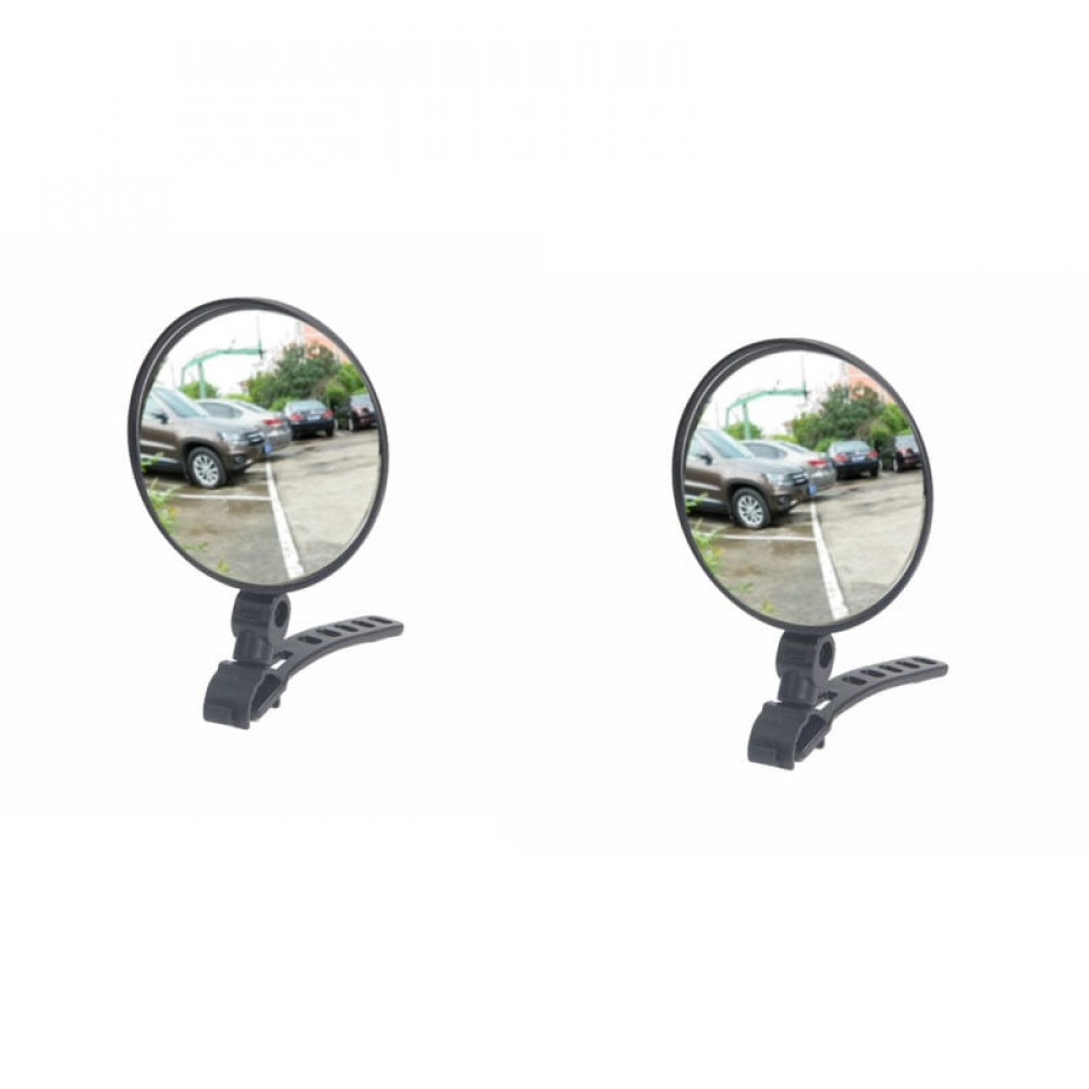 Cyslmuk 1 Paar Lenkerspiegel, Weitwinkel-Lenkerspiegel, Fahrrad-Rückspiegel, Motorrad-Rückspiegel, Motorrad-Rückspiegel, Fahrrad-Rückspiegel, Elektrofahrrad