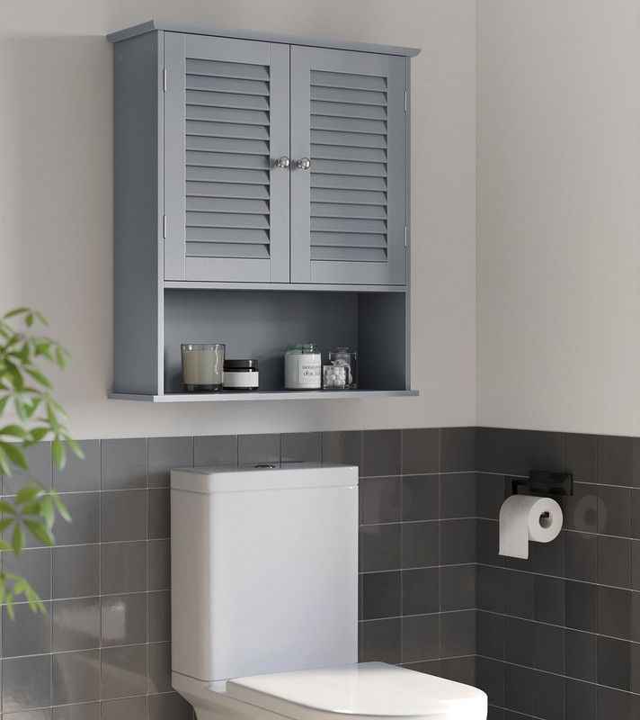Vasagle - Armoire Murale De Salle De Bain