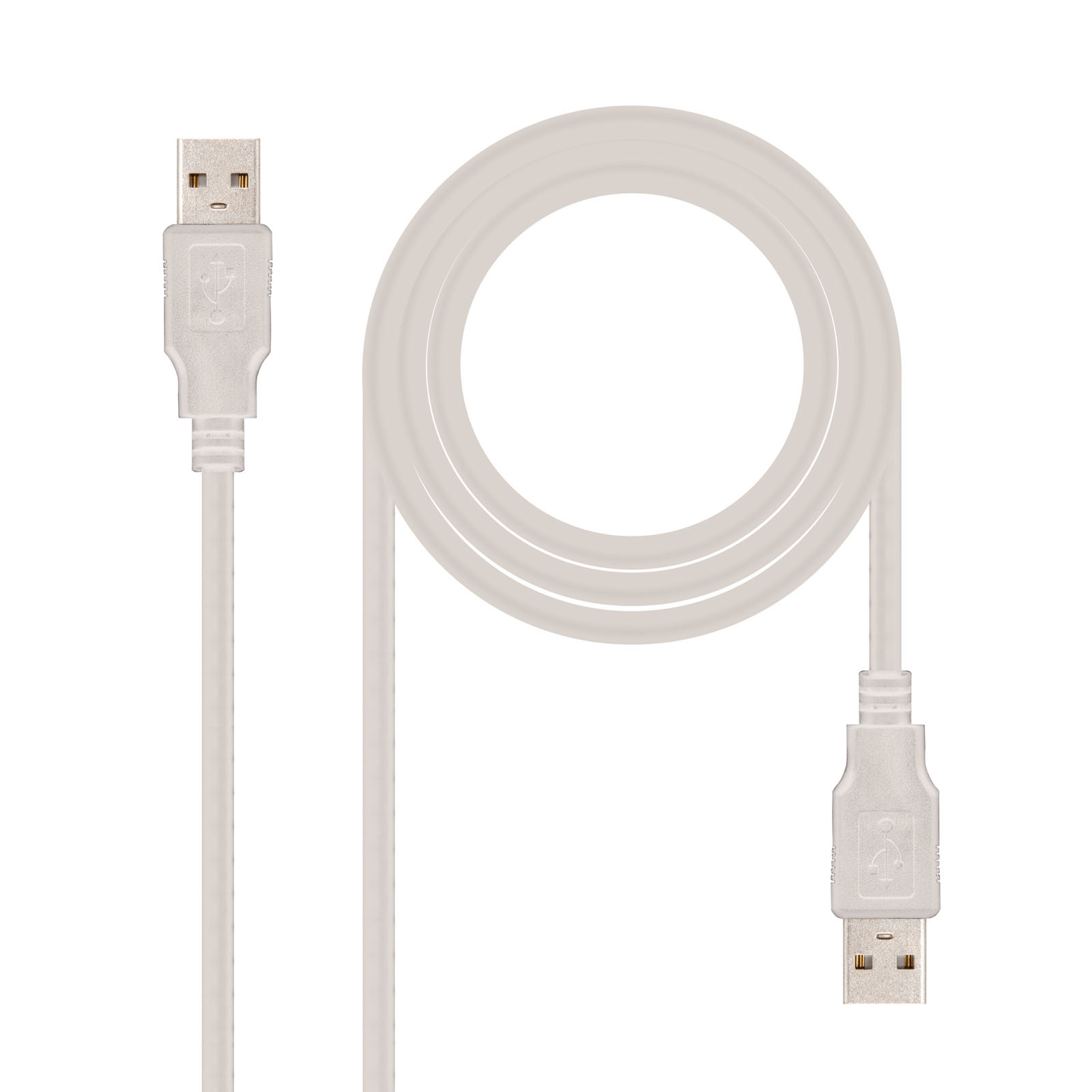 Nanocable Beige Usb 2.0 Typ A Stecker/Stecker-Kabel 3 M - Bild 4
