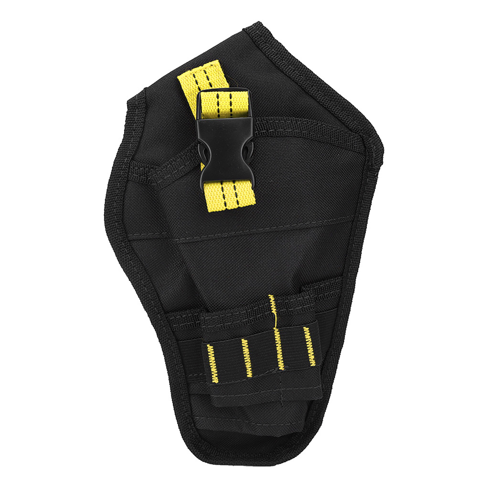 Sacoche porte-forets en toile Oxford 600D, noir et jaune, fixation ceinture