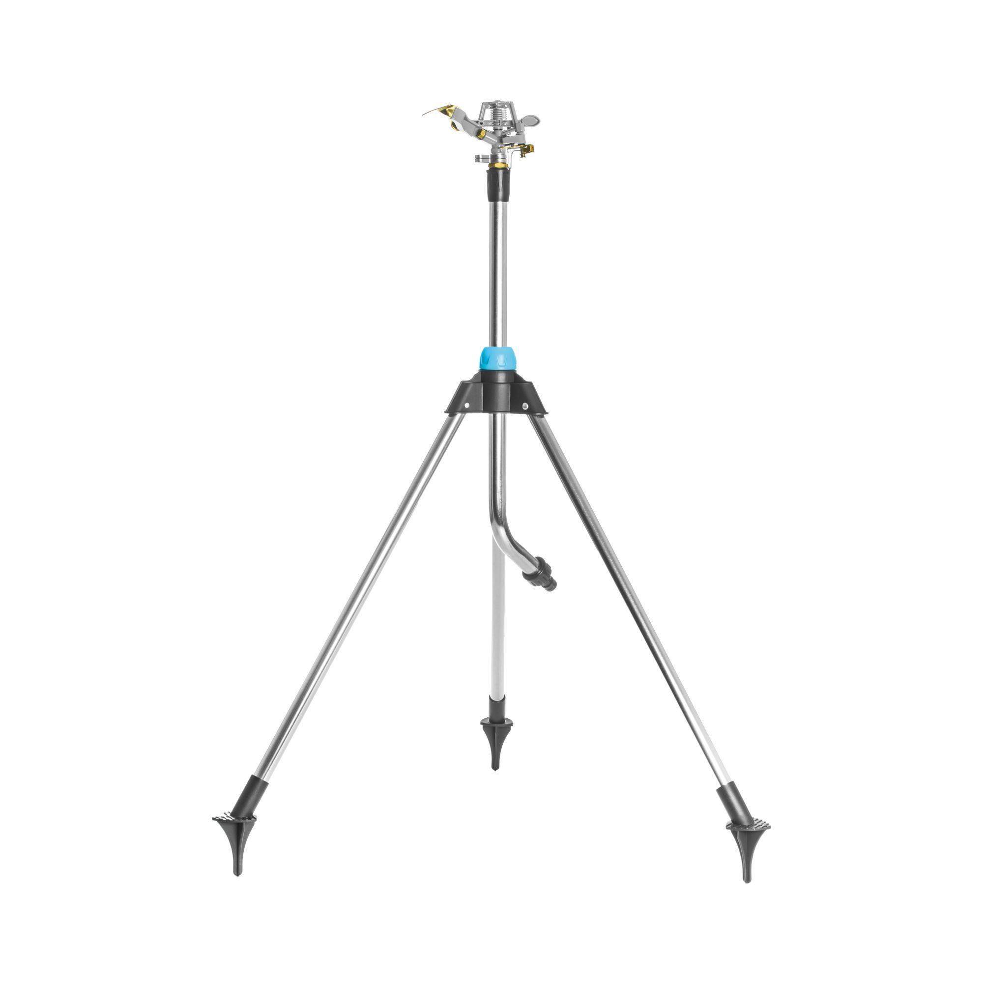 Cellfast Pulsierender Rasensprenger Auf Verstellbarem Stativ, Ideale Reichweite 5907553508050