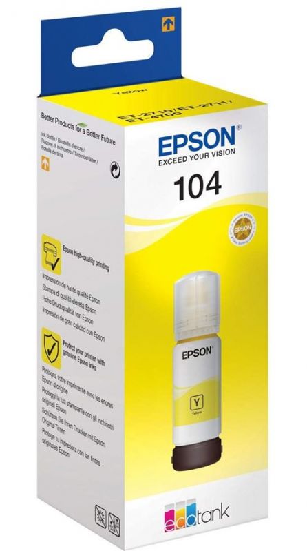 Epson Gelb Original 104 (C13t00p440) Tintenflasche - Image 12