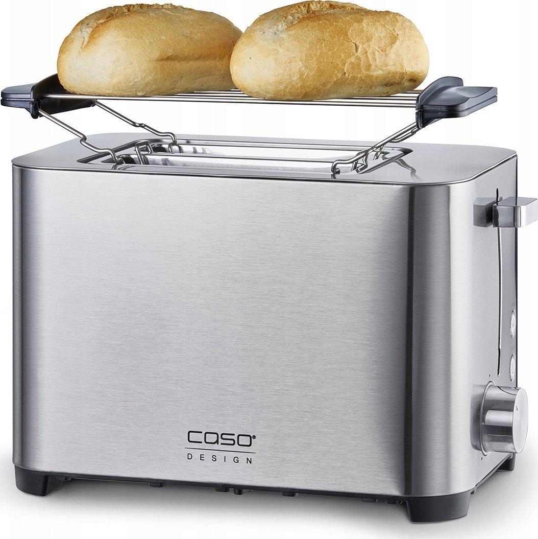 CASO Classico T2 Duo grille-pain inox élégant 850W