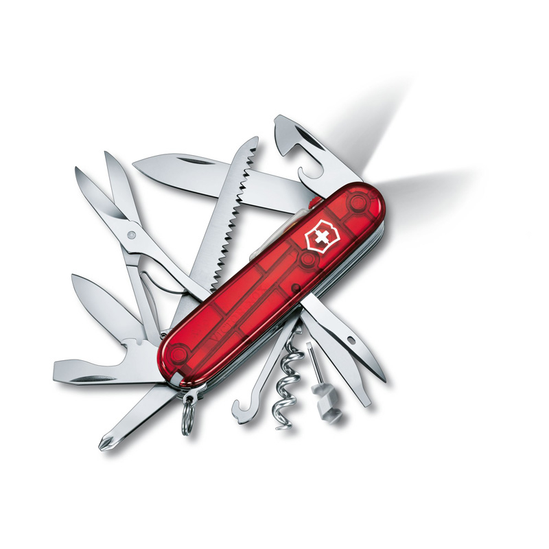Victorinox Rot Huntsman Lite Multifunktionsmesser Transparent - Bild 5