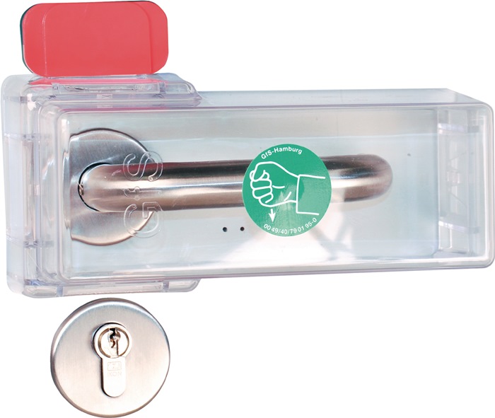 Gfs Transparent Zubehör Türbeschlag, Fluchttürhaube Typ K Sicherung Von Türdrückern Macrolon-Kunststoff - Image 4