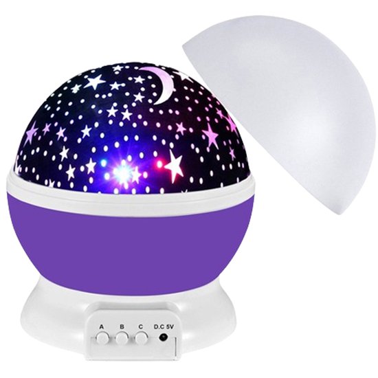 Lampada Notturna A Forma Di Cielo Stellato Per Bambini, Proiettore Di Cielo Stellato, Luce Nebbiosa Che Cambia Colore, Lampada Notturna Per Camera Da Letto, Funzionamento Tramite Usb E A Batterie.