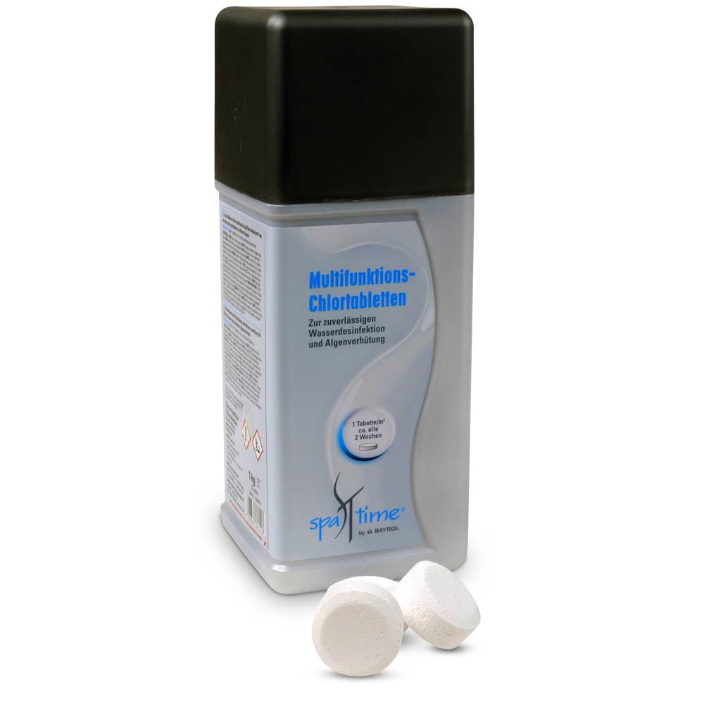 Bayrol Spatime Multifunktions-Chlortabletten 20 G 1 Kg Dose 4008367361518