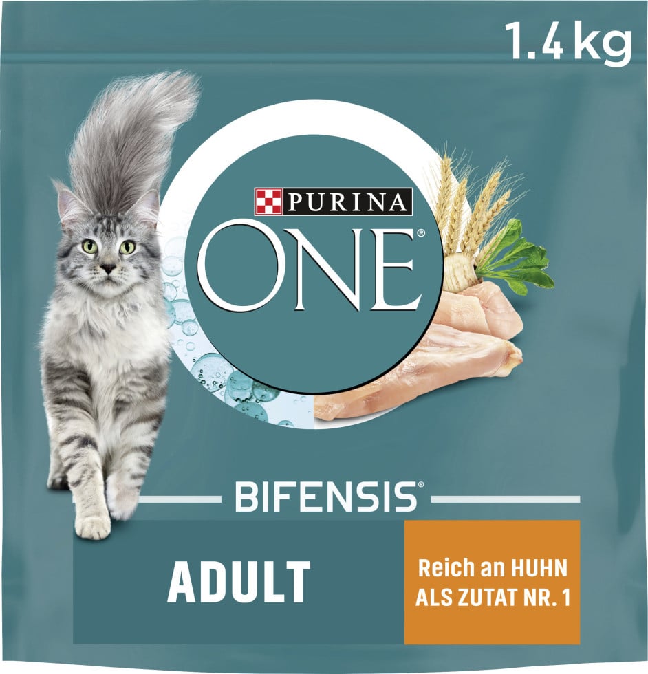Purina One Katzenfutter Adult reich an Huhn 1,4 kg - Image 3