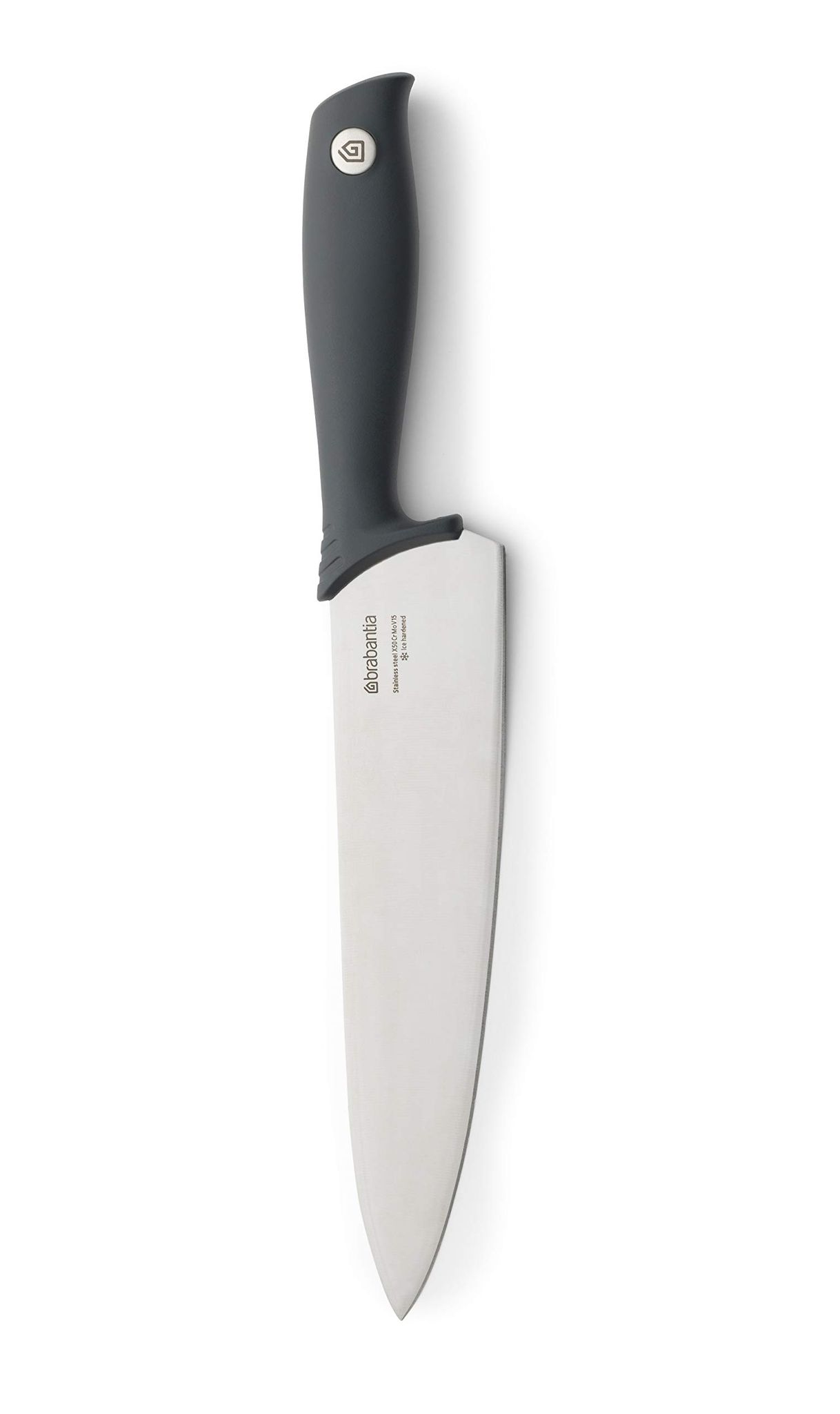 Brabantia Unisex Dunkelgrau Küchenmesser Tasty+ Chef's Knife Edelstahl 20 Cm - Bild 3