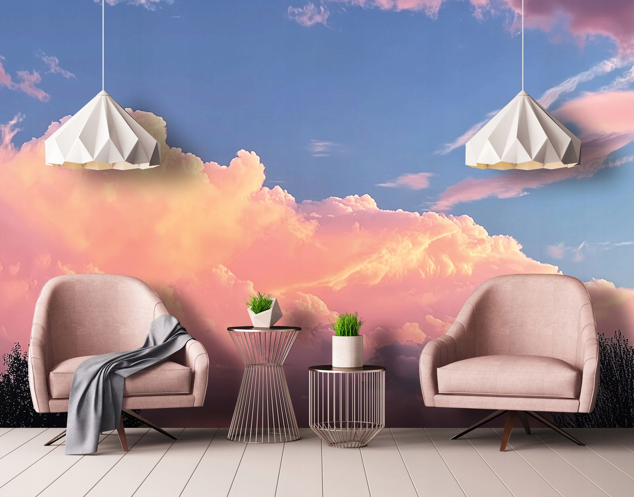 Wallarena Vlies Fototapete Wolken 300x210 Cm, Tapeten, Für Wohn Und Schlafzimmer, Vliestapete Wandtapete Tapete 3d Effekt- Inkl. Kleister - Sonnenuntergang