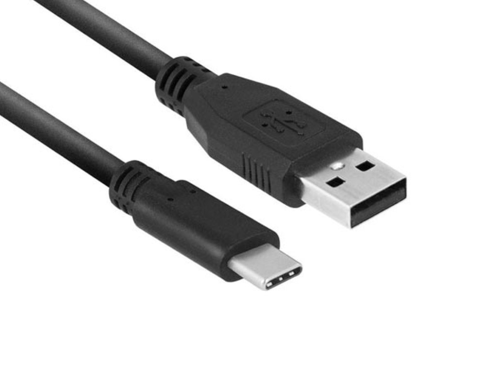 Toolland Schwarz Act Kabel - Usb 3.2 Typ A Auf Usb-C - 1 M