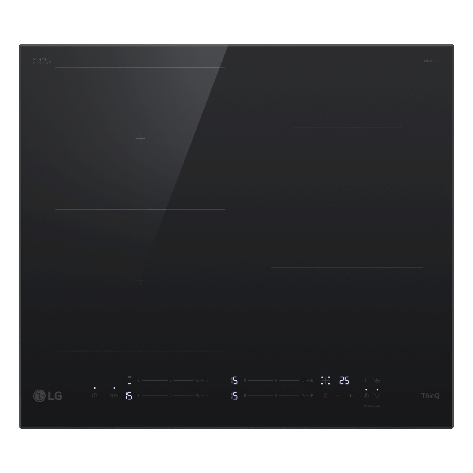 Lg Cbiz2435b Piano Cottura A Induzione 60cm 7,4kw Con Limitatore 4 ...