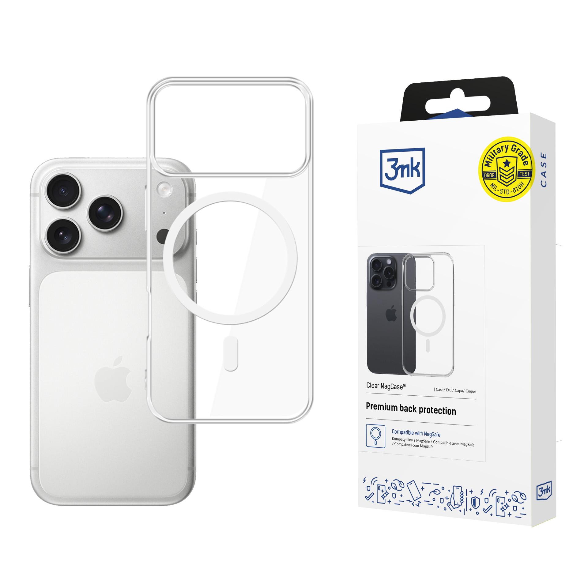 3Mk Magsafe Hülle Für Apple Iphone 17 Pro, Clear Magcase, Transparent - Bild 4
