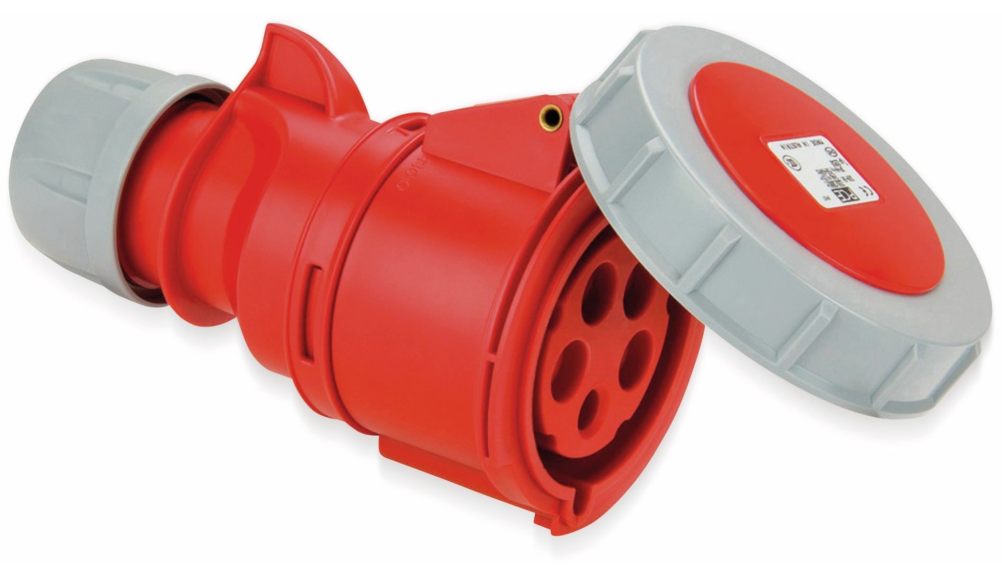 Pce Rot Cee-Kupplung Shark Ip67, 5-Polig, 400V, 16A - Image 8