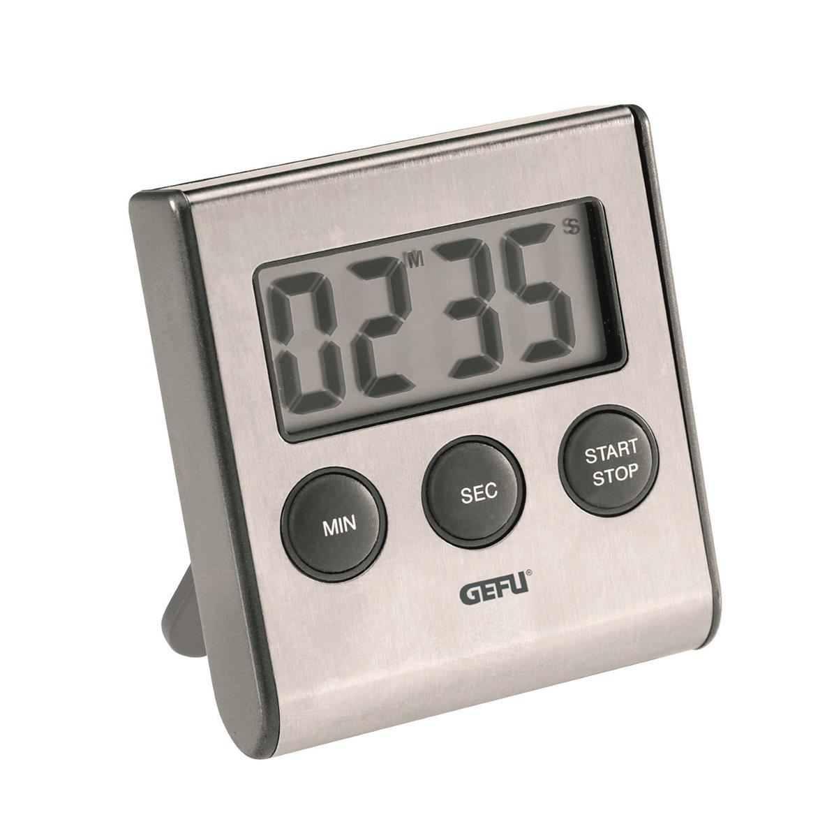 Gefu Küchenboss Schwarz/Silber Digital-Timer – – Ca.1,9X7,2X6,5Cm - Image 8