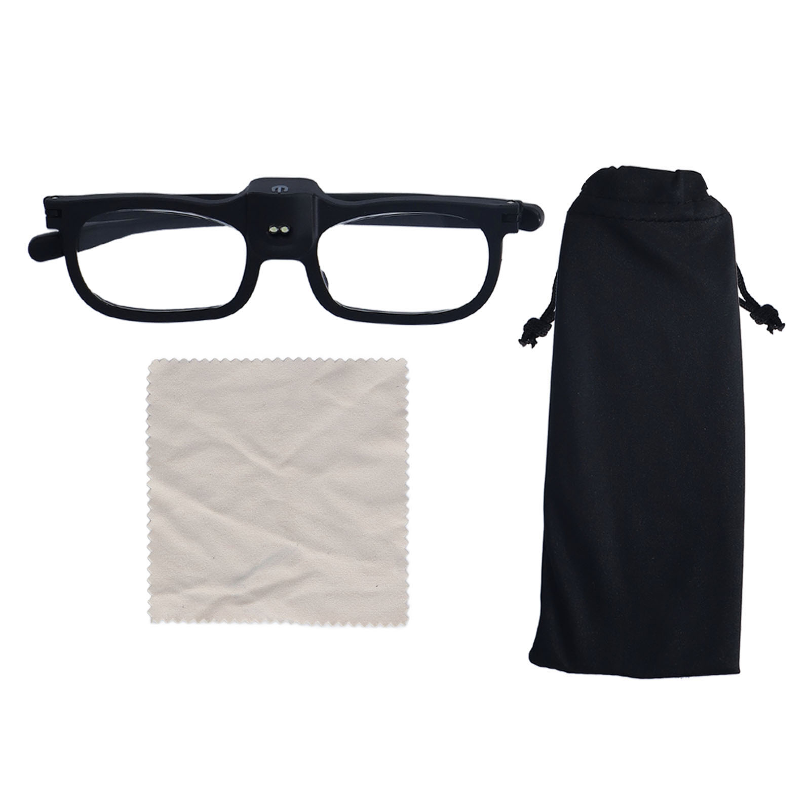 Lunettes loupe frontales à LED, lentille en résine acrylique dureté 5H, mains libres