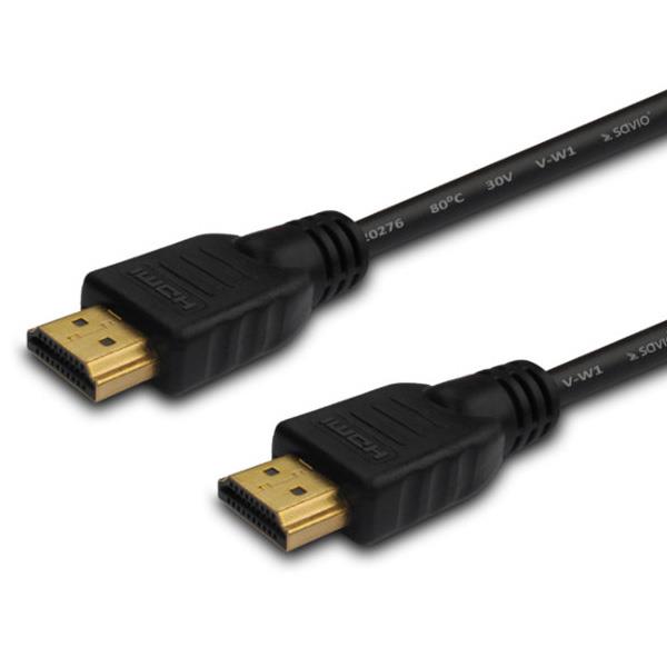 Savio Schwarz Cl-121 Hdmi Kabel 1.8 M