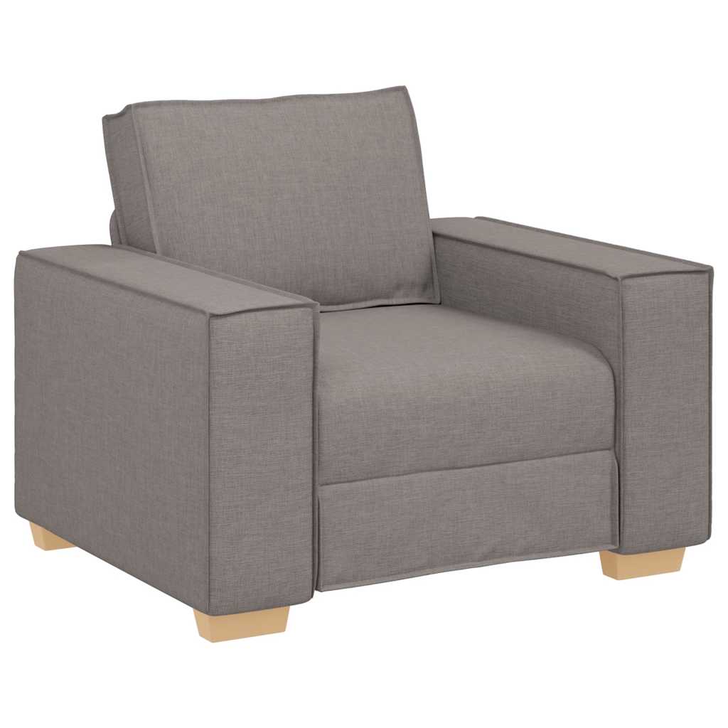 4104966 Sofa Chair Taupe 100x78x84 Cm Fabric Vidaxl