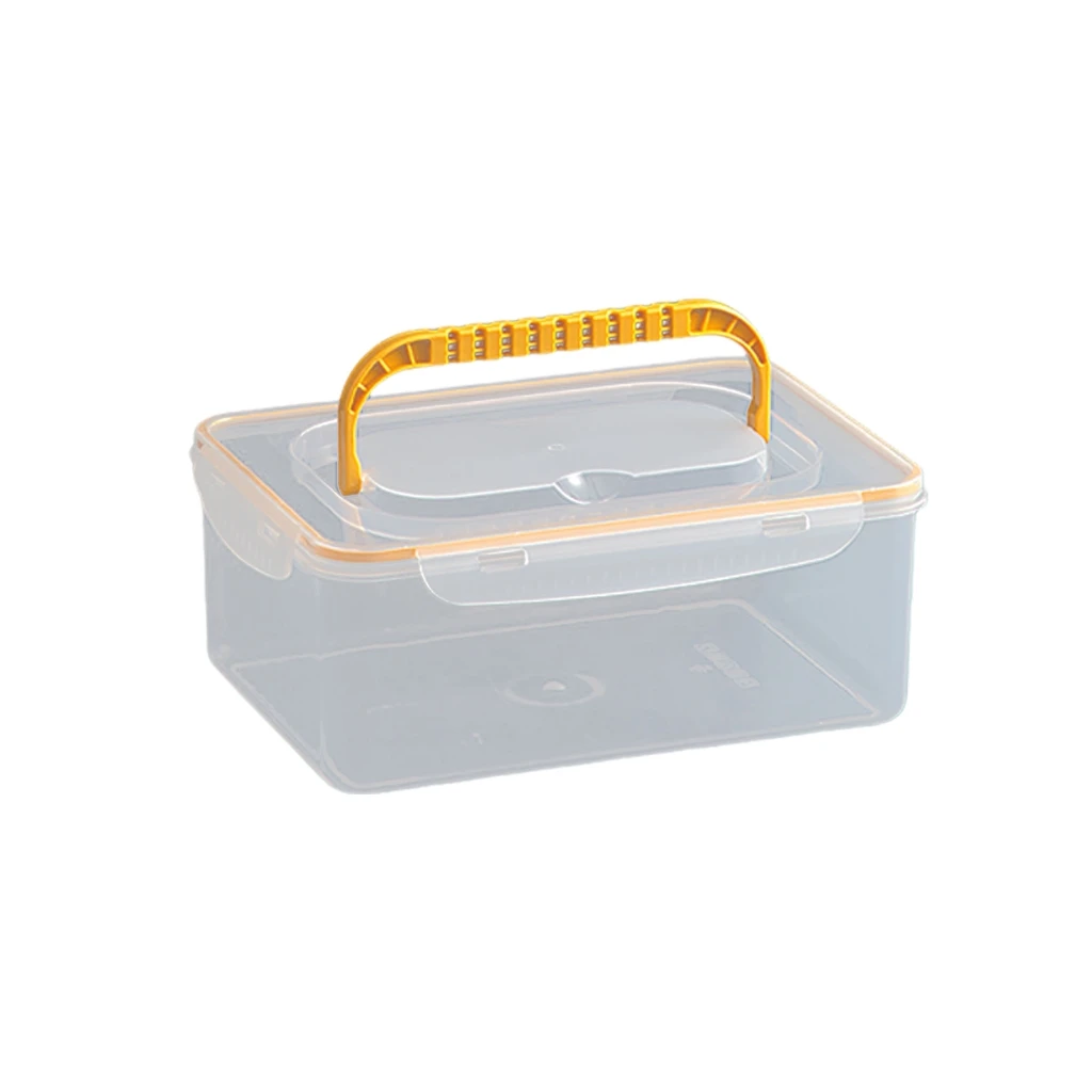 Boîte à outils en plastique avec poignée antidérapante, 3 tailles au choix