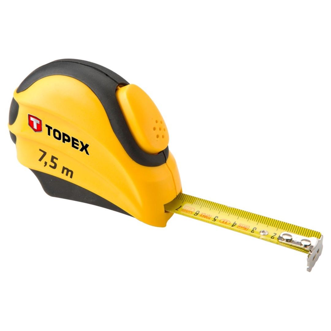 Topex Stahlmaßband 7,5 M X 25 Mm