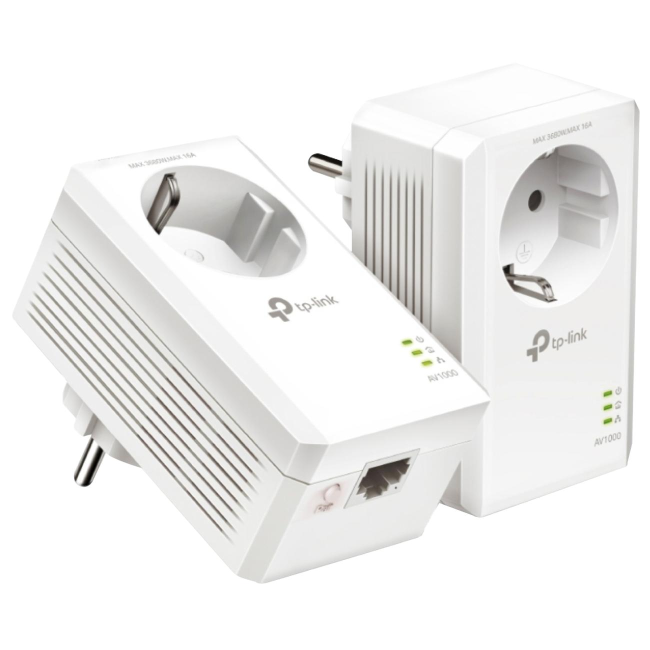 Tp-Link Av1000-Gigabit-Powerline-Adapter Kit Mit Steckdose Tl-Pa7017p Kit - Image 6