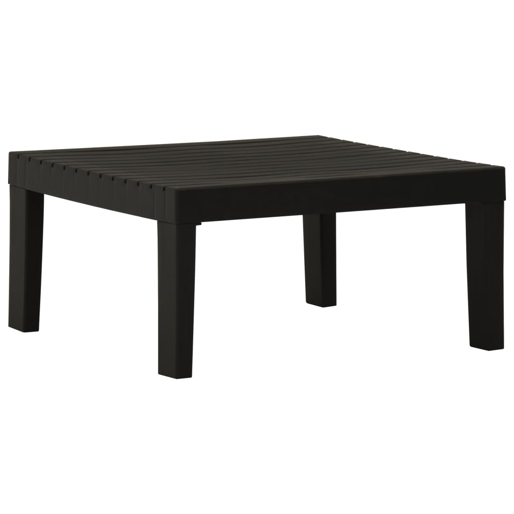 Vidaxl - Table De Salon De Jardin Plastique Gris