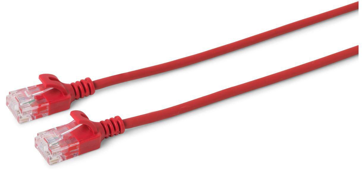 MicroConnect U/UTP CAT6A Slim 0.25M Red (U/UTP, CAT6a, 0.25 m), Netzwerkkabel - Bild 3