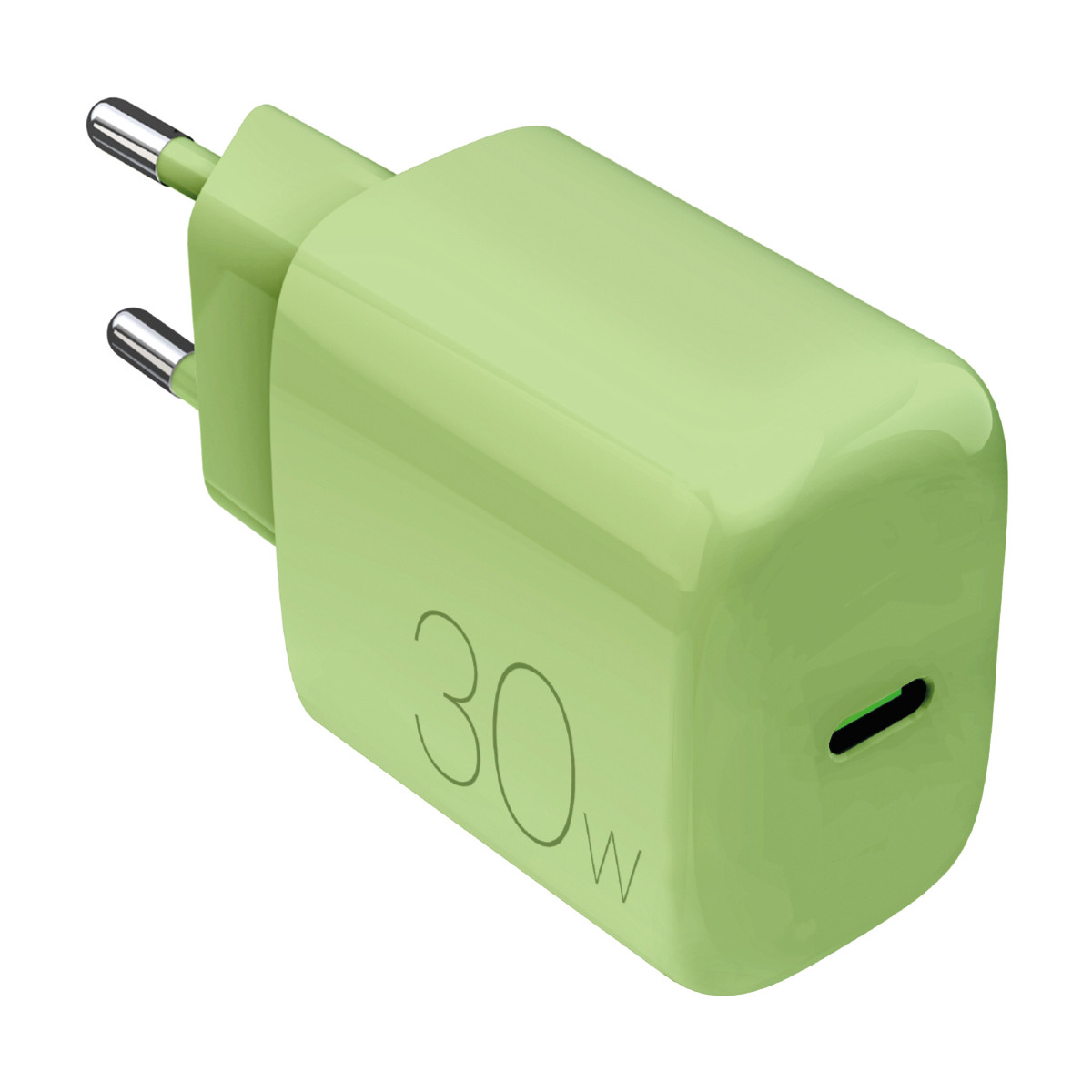 Puro Ladegerät (30 W, 1 Port), USB Ladegerät, Grün - Bild 4