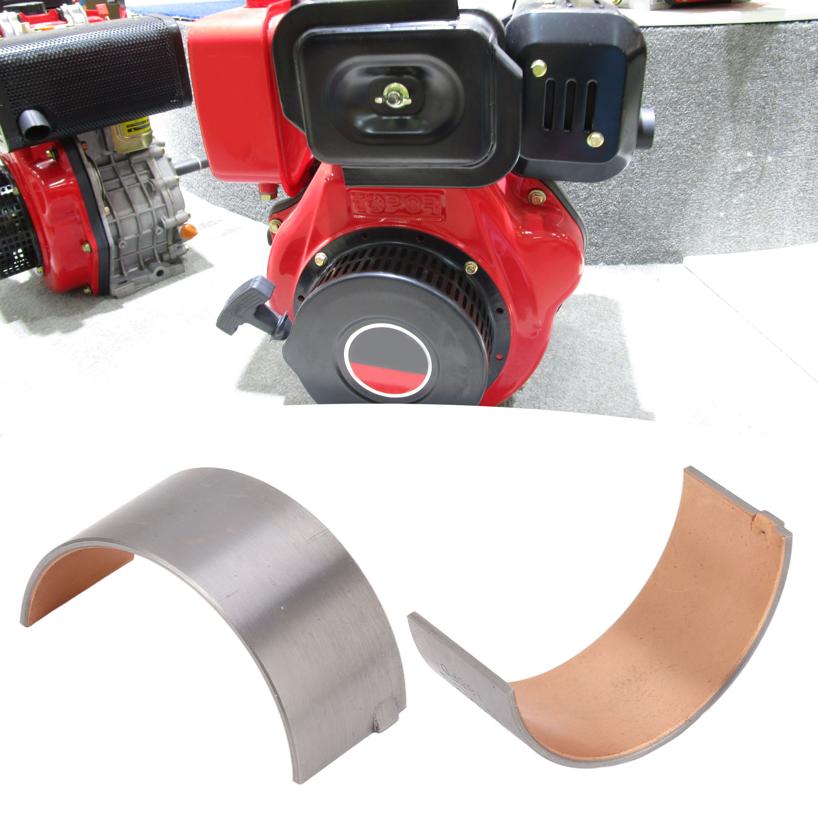 Coussinets de bielle pour générateur diesel refroidi par air, 186FD-188FD, diamètre intérieur 42 mm, extérieur 45 mm, lot de 2