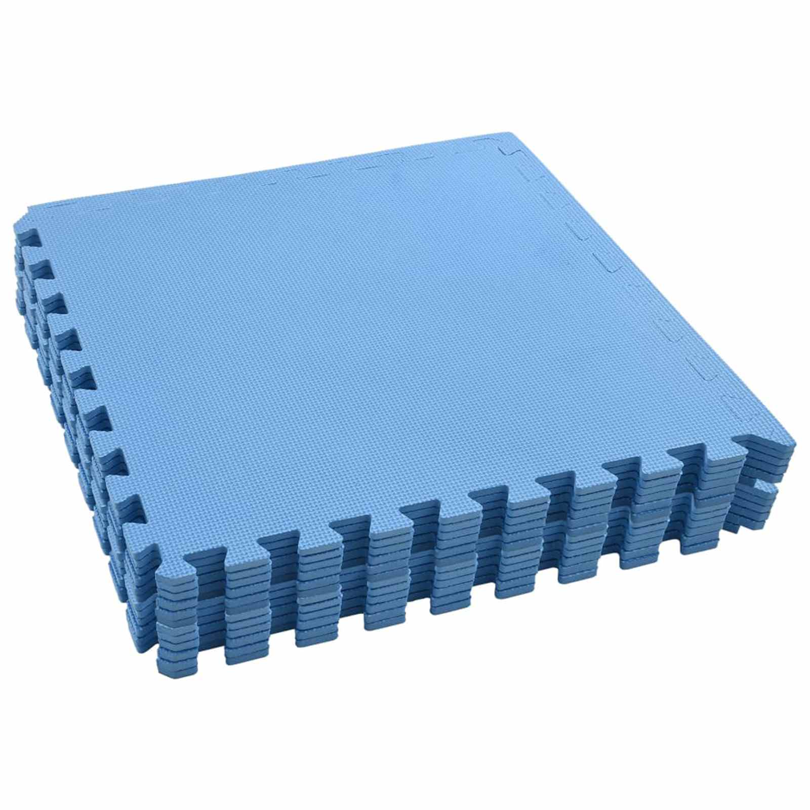 Vidaxl Pool Bodenschutzmatte 12 Stk. Blau 4,32 ㎡ Eva-Schaum 8721451321248