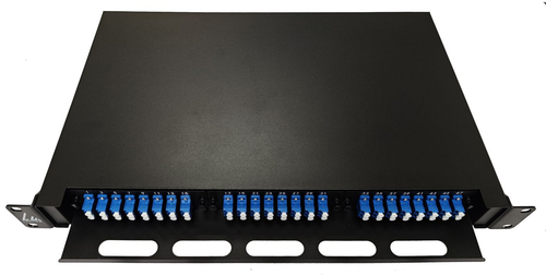 Lanview Fiber Optic Sliding Panel, Server Zubehör, Schwarz - Image 2