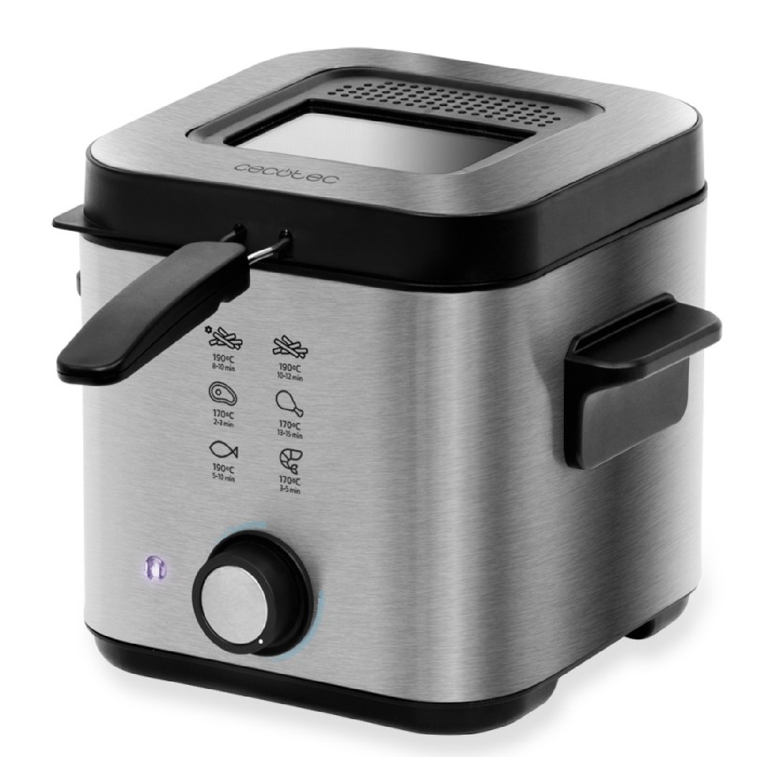 Cecotec Grau Fritteuse Mit Öl Cleanfry Infinity 1500