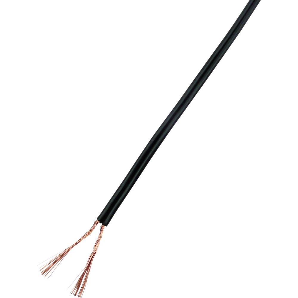 TRU Components 93030c532 Litze 2 x 1mm² Schwarz 25m