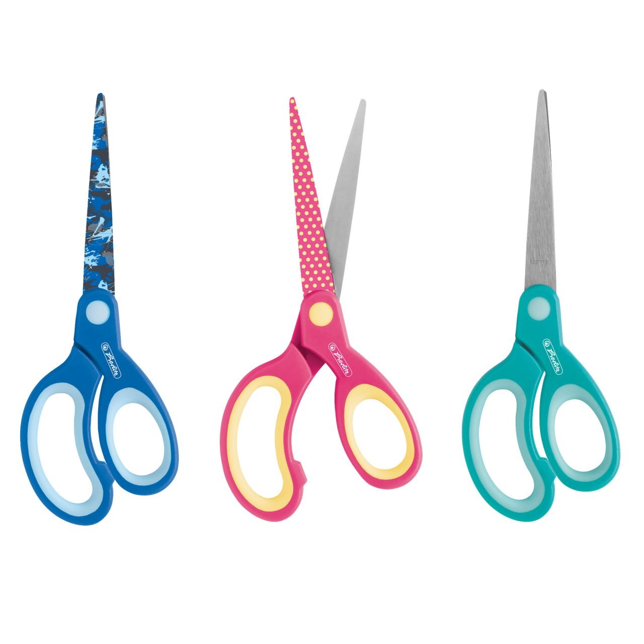 Herlitz 10801728 Design Bastelschere Spitz Farbig Sortiert - Image 4