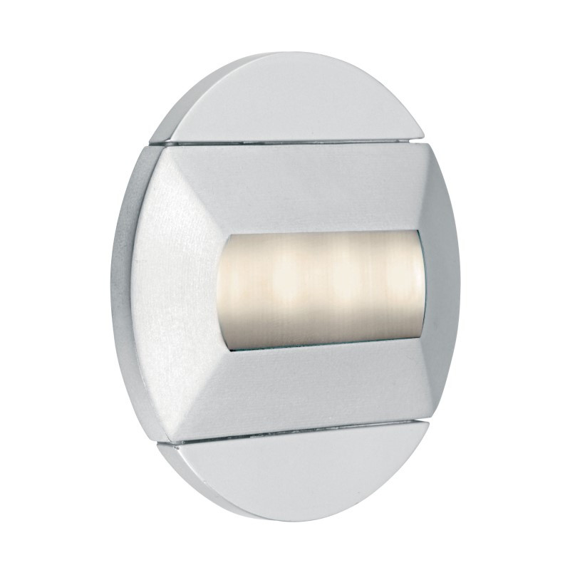 Aric - Applique Murale Encastrée Baliz 1 - A Led - 0.4w - 3000k - Gris