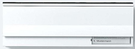 Siedle Silber Briefkasten Zubehör, S. & Soehne Briefklappenmodul Be 611-3/1-0 Sm - Image 4