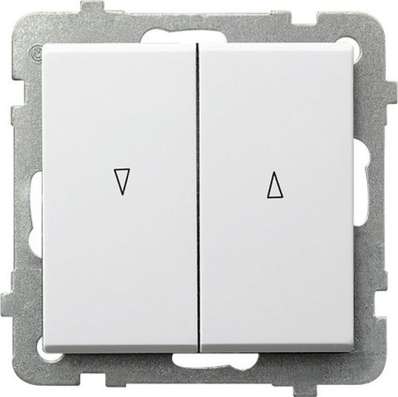 Ospel Sonata Rollladenschalter /Mit Mechanischer Verriegelung/ Weiß Łp-7Rb/M/00