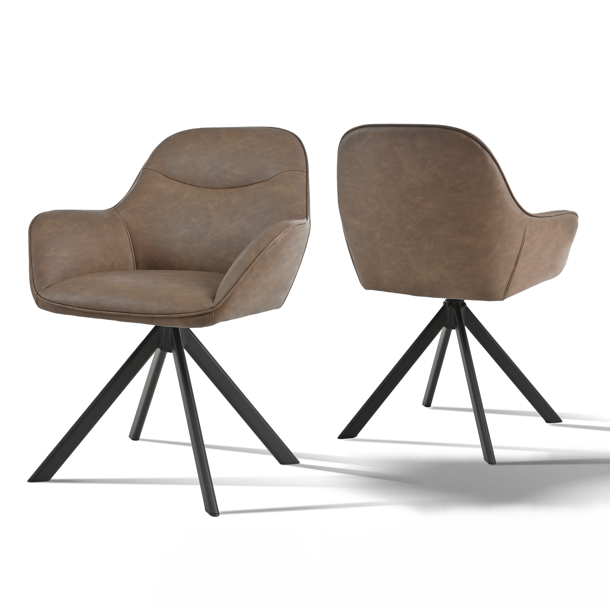 Goeurvant Chaise Pivotante À 360° Avec Assise Moelleuse