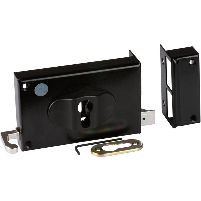 Metalux Sas - Serrure En Applique Horizontale - Réglable 52/60 Mm
