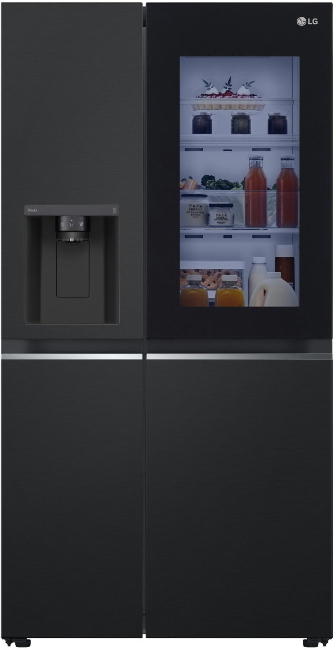 Lg Schwarz Anthrazit Side-By-Side G-Serie "Gsgv81epll" 179 Cm Hoch 913 Cm Breit Total No Frost Linearcooling Multi-Airflow Integrierter Wassertank von Baur - Image 4