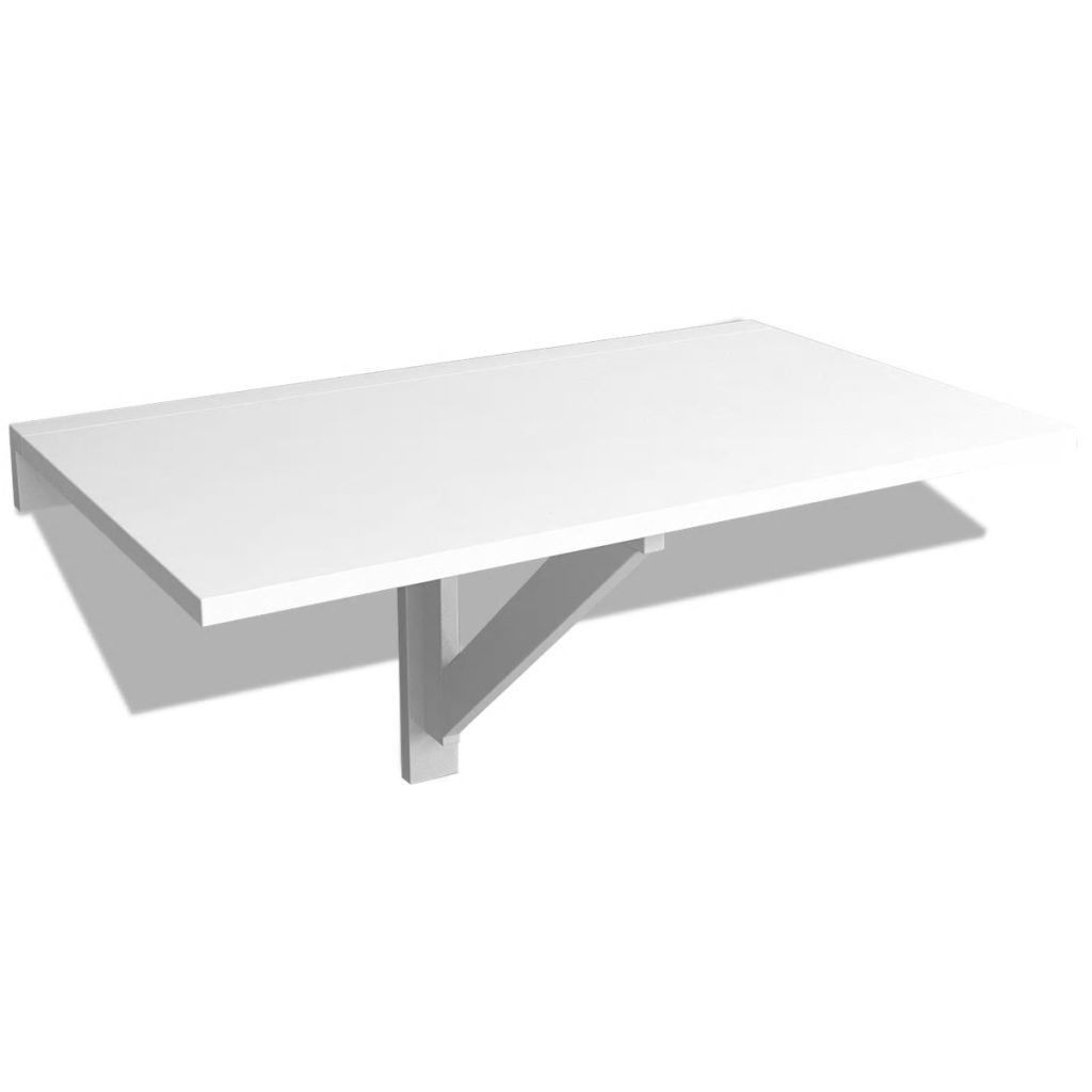 Table Murale Rabattable 100x60 Blanc