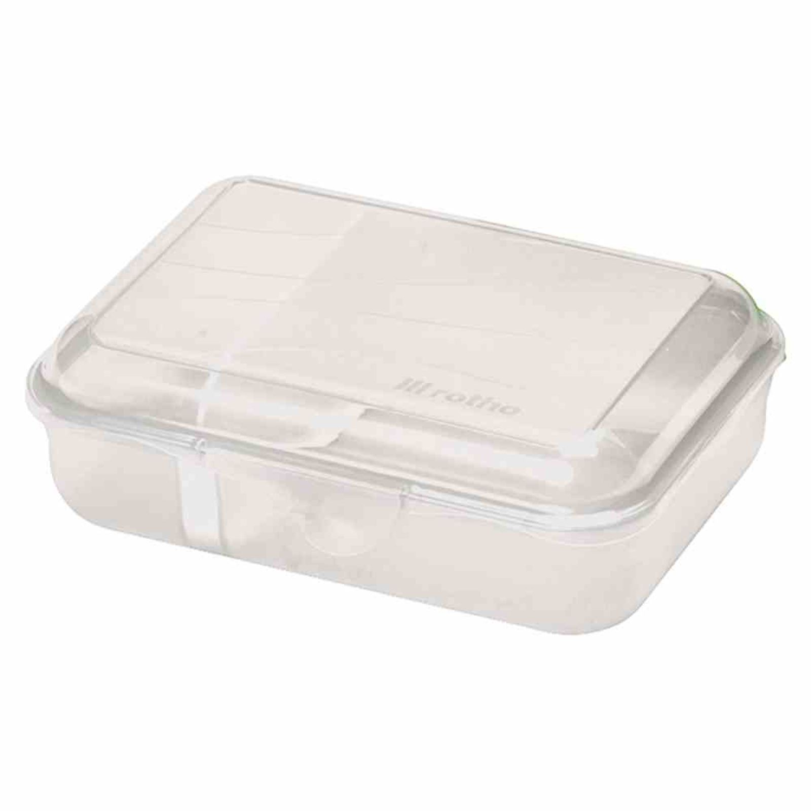Rotho Kunststoff Braun Vesperbox, Fun – Transparent – Ca.12,9X6x17,7Cm - Bild 3