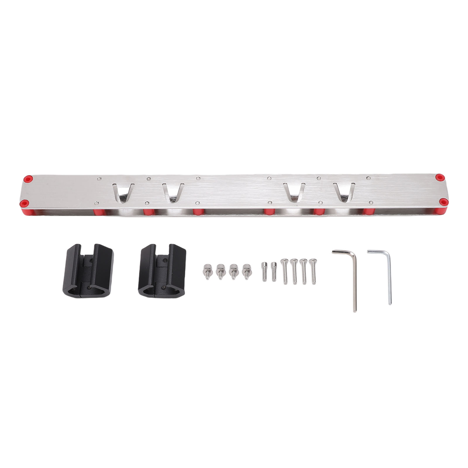 Support de perceuse suspendu pour boîte à outils à rails latéraux, crochet de sécurité, en acier inoxydable
