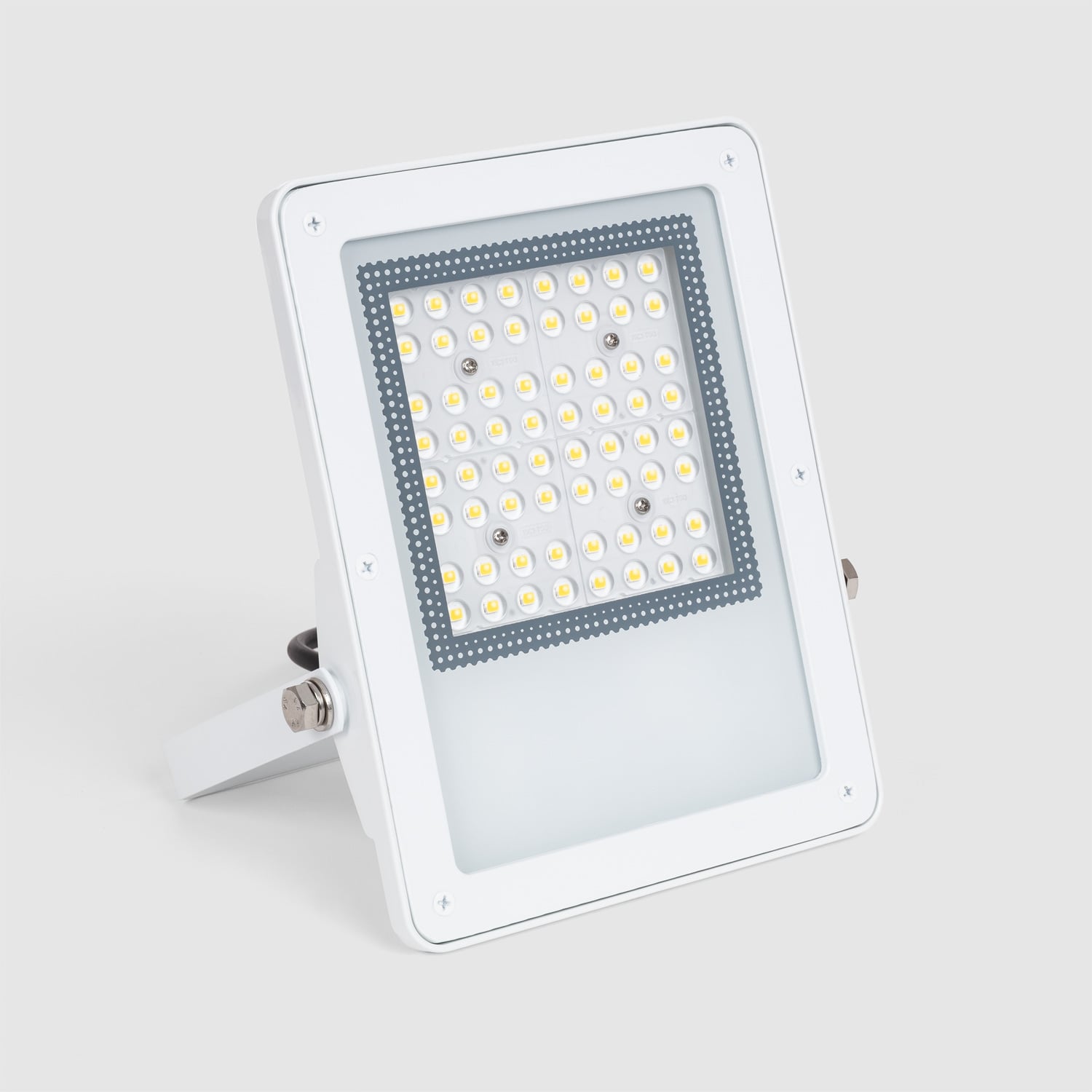 Proiettore Led 50w Regolabile Triac 170 Lm/w Ip65 Elegance Slim Pro Bianco 3000k 120º Bianco Caldo
