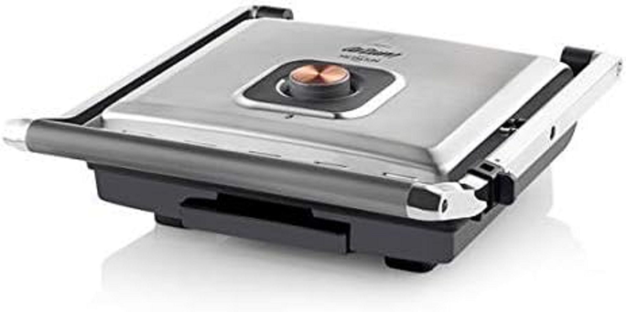 Arzum Grau - Metallium Toaster, Sandwich Maker, Grill, Silber, Perfekt Für 4 Scheiben Toastbrot