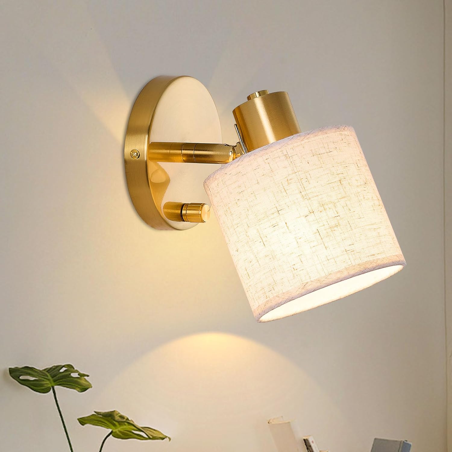Applique Murale Intérieure Dimmable Avec Interrupteur