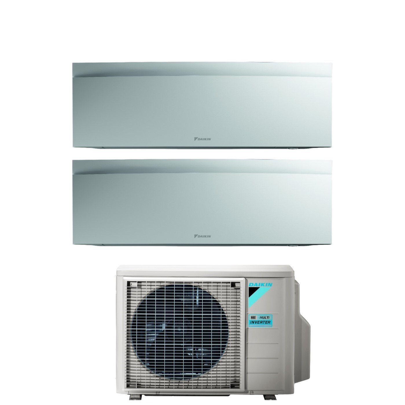 Daikin - Climatizzatore Condizionatore Bluevolution Dual Split Inverter Serie Emura White Iii 9+9 Con 2mxm68n R-32 Wi-fi Integrato 9000+9000 Colore Bianco - Garanzia Italiana