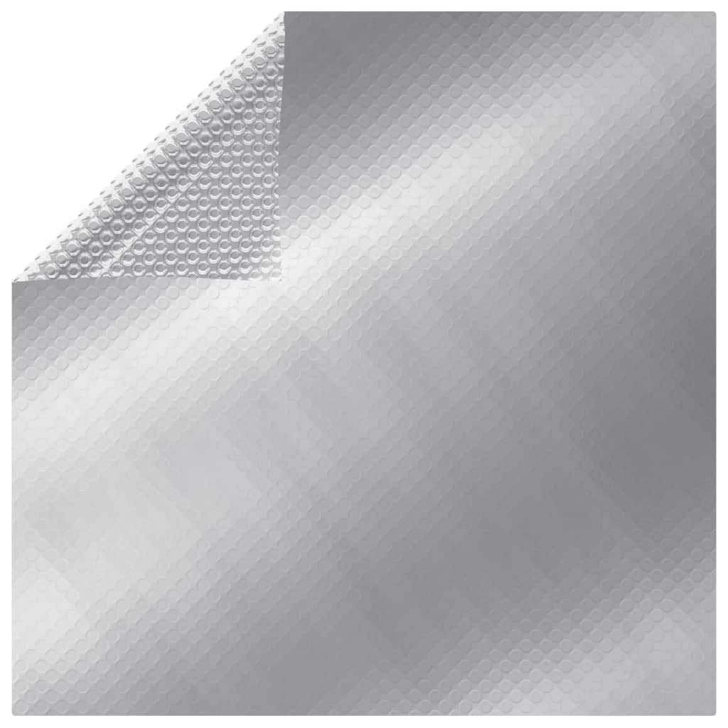 Vidaxl Versilbert Poolabdeckung Silbern 549X274 Cm Pe