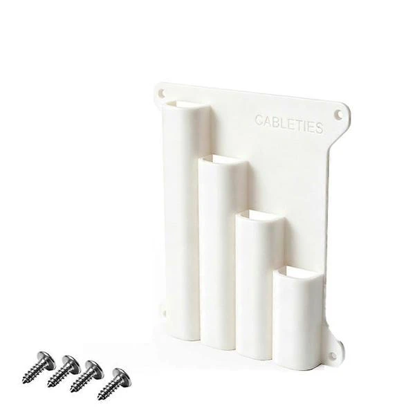 Organisateur de serre-câbles avec vis, boîte de rangement métallique pour atelier, garage et remorque